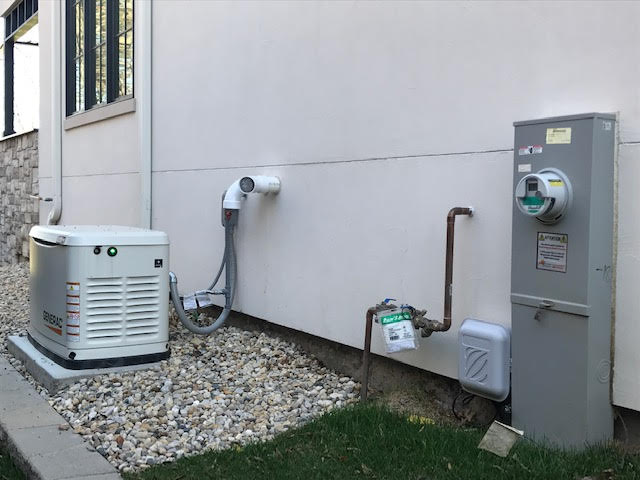 Home generator installation
